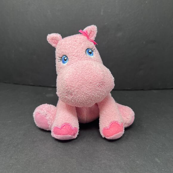 Garanimals Other - Garanimals Hippo Pink Plush Blue Eyes 6" Stuffed Animal Baby Lovey 82595